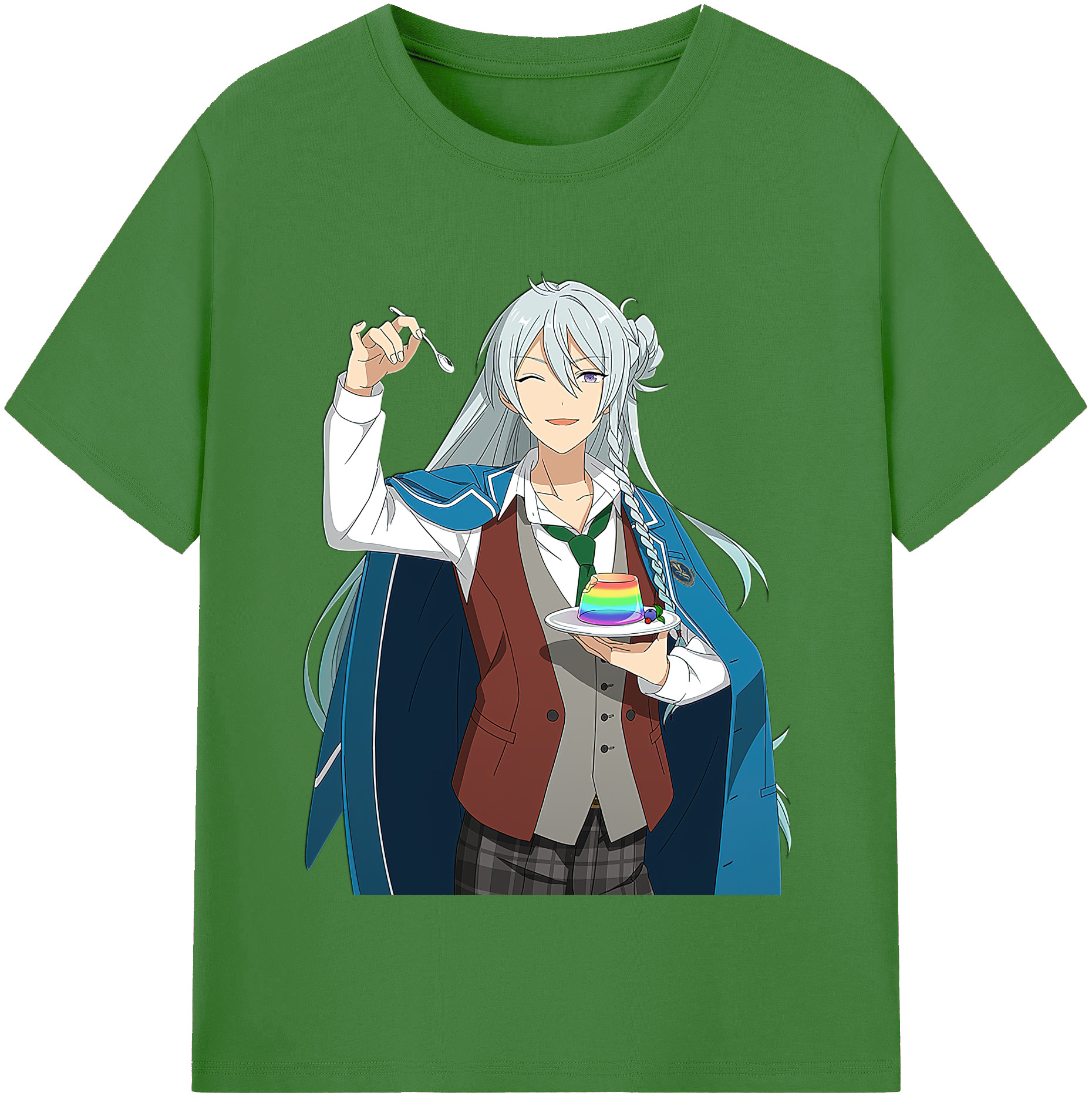 （画像用） あんさんぶるスターズ! Ensemble Stars レディースカジュアルプリントTシャツ（綿100％）